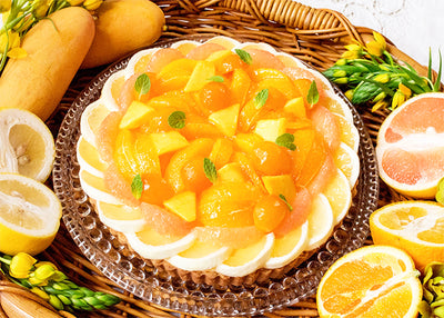 5種の柑橘のタルト 25㎝